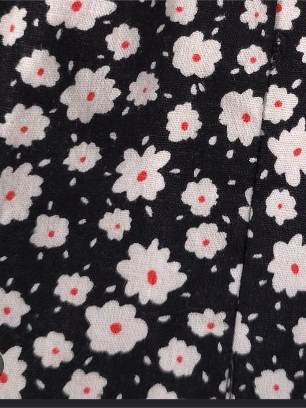 Zara Floral Spaghetti-Strap Midi Dress in Black and White Size Medium NWT - Picture 7 of 10